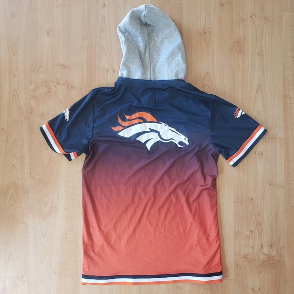 Official Broncos T Shirt Hoodie - Picture 2 of 3